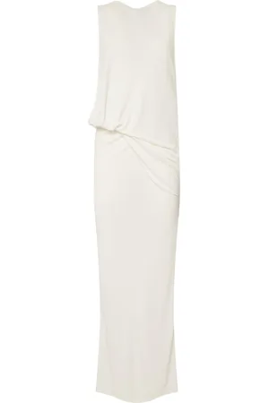 Jacquemus Robe Longue Drapée La Robe Peplo Longue