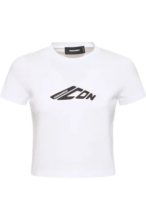 Dsquared2 T-shirt En Jersey De Coton À Logo Icon