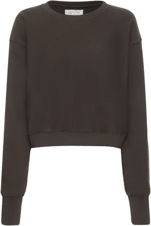 Les Tien Sweat-shirt Court À Col Rond