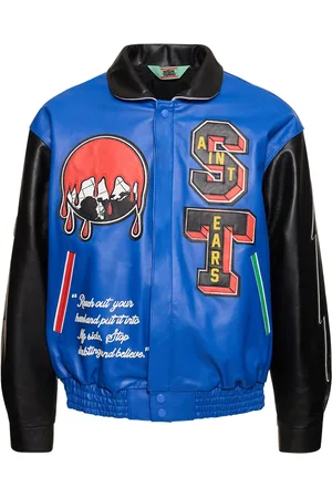 saint Michael Veste Varsity En Denim Tears
