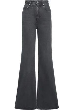 Ami Pantalon Ample En Coton Taille Haute