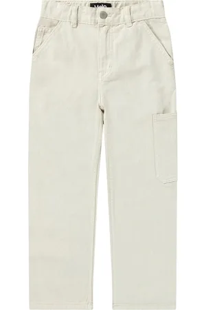 Molo Pantalon En Gabardine De Coton