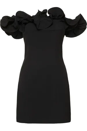 ROTATE Robe Courte À Col Bardot Derluna