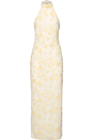 ROTATE Robe Longue Avec Fleurs En Perles Kasia