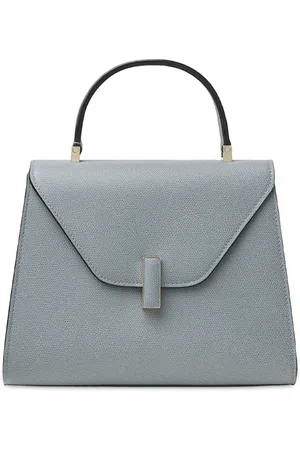 VALEXTRA Sac Moyen En Cuir Grainé "iside"