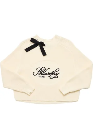 Philosophy Pull-over En Maille De Coton À Logo