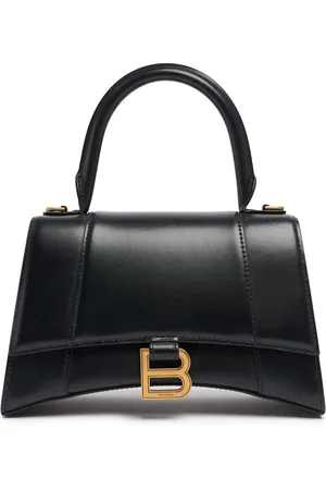 Balenciaga Petit Sac En Cuir Lisse Hourglass