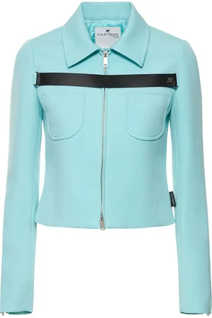 Courrèges Veste En Sergé Avec Lanière