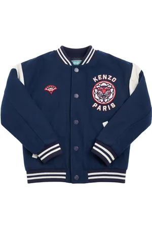 Kenzo Veste Bomber En Polyester Brodé
