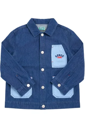 Kenzo Veste En Denim De Coton