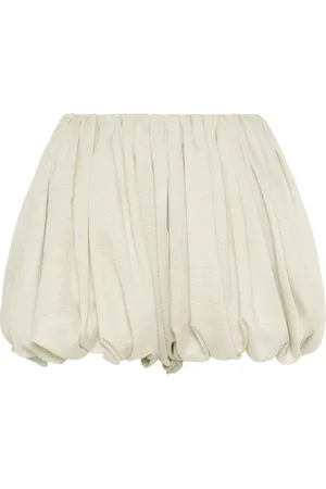 Chloé Short En Soie Mélangée Froissée