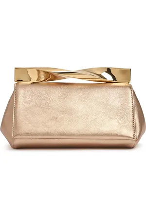 Aquazzura Pochette Mini En Cuir Délavé Twist