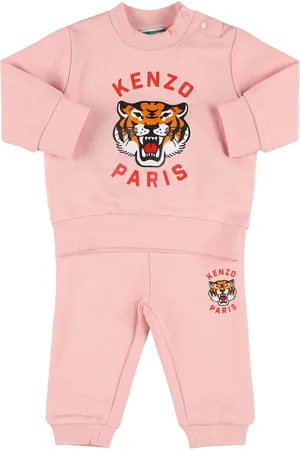 Kenzo Sweat-shirt & Pantalon De Sport En Coton Imprimé