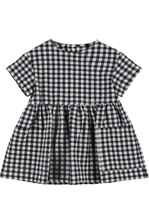 Il gufo Robe En Seersucker De Coton Vichy