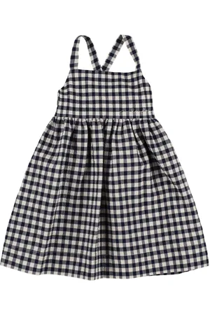 Il gufo Robe En Seersucker De Coton Vichy