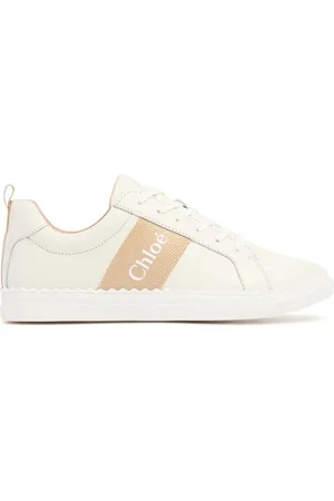 Chloé Sneakers En Cuir À Logo