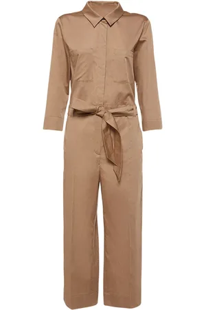 Max Mara Combinaison Décontractée En Satin De Coton Nepal