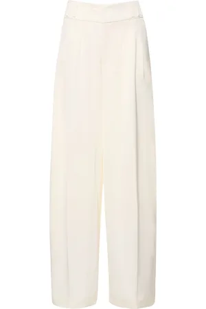 Altuzarra Pantalon Ample En Satin Envers Plissé Tyr