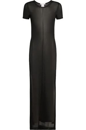 LEMAIRE Robe En Viscose Brillante Avec Fentes