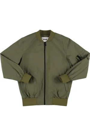 Msgm Veste Bomber En Coton Mélangé