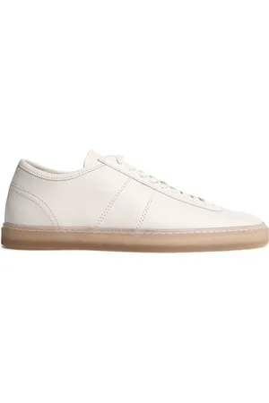 LEMAIRE Sneakers À Lacets En Cuir Linoleum