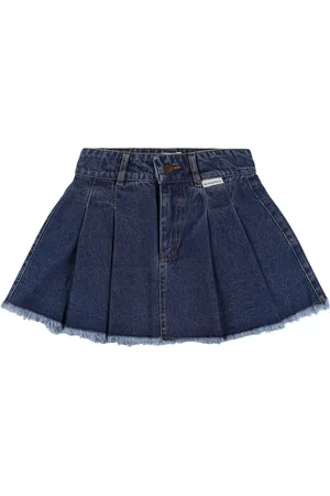 MIPOUNET Jupe Courte En Denim De Coton Lola