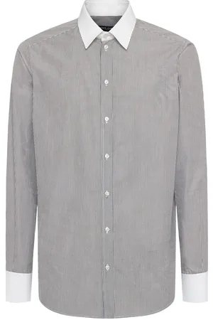 Dolce & Gabbana Chemise En Popeline De Coton À Rayures