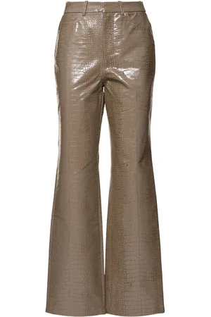 ROTATE Pantalon Droit Texturé