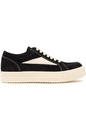 Rick Owens Sneakers À Lacets En Cuir Vintage