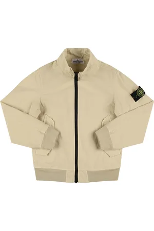 Stone Island Veste Bomber En Coton Mélangé