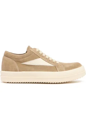 Rick Owens Sneakers À Lacets En Cuir Vintage