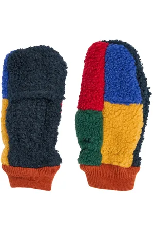 Bobo Choses Moufles En Teddy De Polyester Color-block