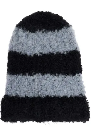TANGERINE Bonnet En Mohair Mélangé À Rayures