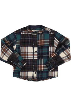 The New Society Chemise En Coton Madras Kilimanjaro