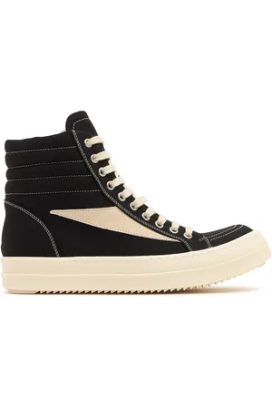 Rick Owens Sneakers Montantes En Toile Vintage