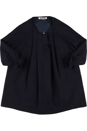 TANGERINE Robe À Manches Amples En Sergé À Plis