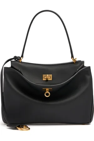 Balenciaga Petit Sac À Main En Cuir Rodeo