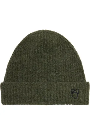 Main Story Bonnet En Maille De Laine Mélangée Brodée