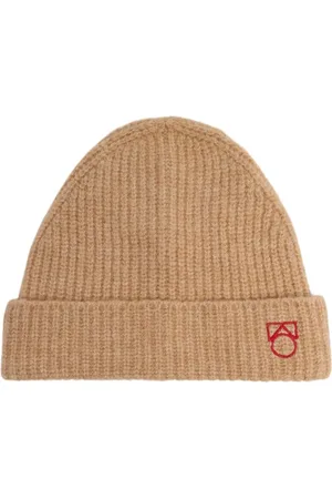 Main Story Bonnet En Maille De Laine Mélangée Brodée