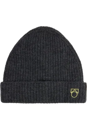 Main Story Bonnet En Maille De Laine Mélangée Brodée