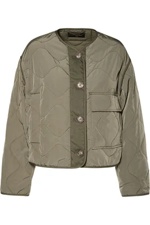 Max Mara Veste En Taffetas Matelassé Umberta