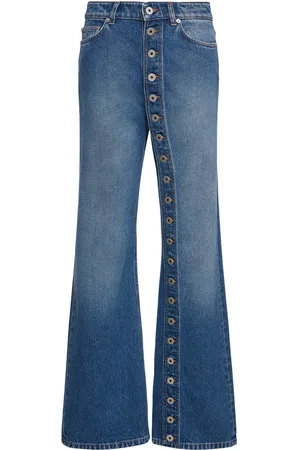 Jean Paul Gaultier Jean Ample En Denim Avec Boutons