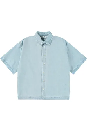 Molo Chemise En Denim De Coton Biologique