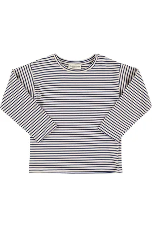 Babe & Tess T-shirt En Jersey De Coton Mélangé À Rayures