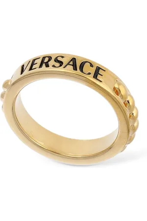 VERSACE Anneau Logo En Métal