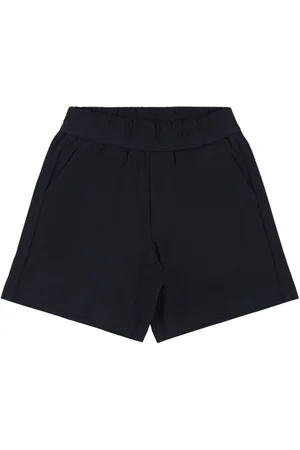 Moncler Short En Molleton De Piqué De Coton