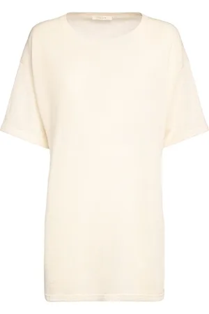 The Row T-shirt Manches Courtes En Lin Mélangé Jiselle