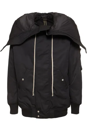Rick Owens Veste Bomber En Nylon À Capuche