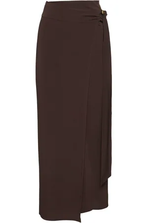 Max Mara Jupe Mi-longue En Crêpe Pevera