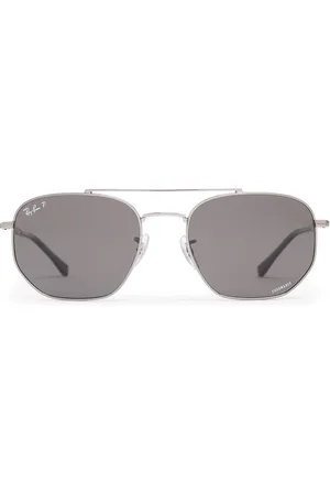 Ray-Ban Lunettes De Soleil Aviateur En Métal Revamp